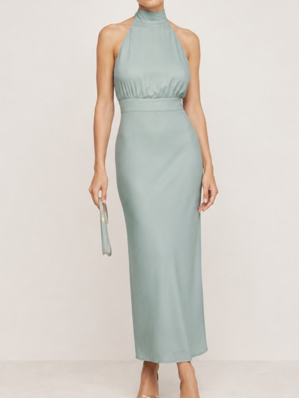 Reformation Lizbeth Dress Size 4 Halter Maxi